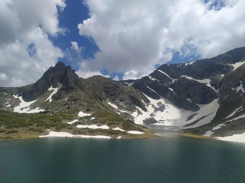Haramiyata Peak and the Twin Lake (Bliznaka)