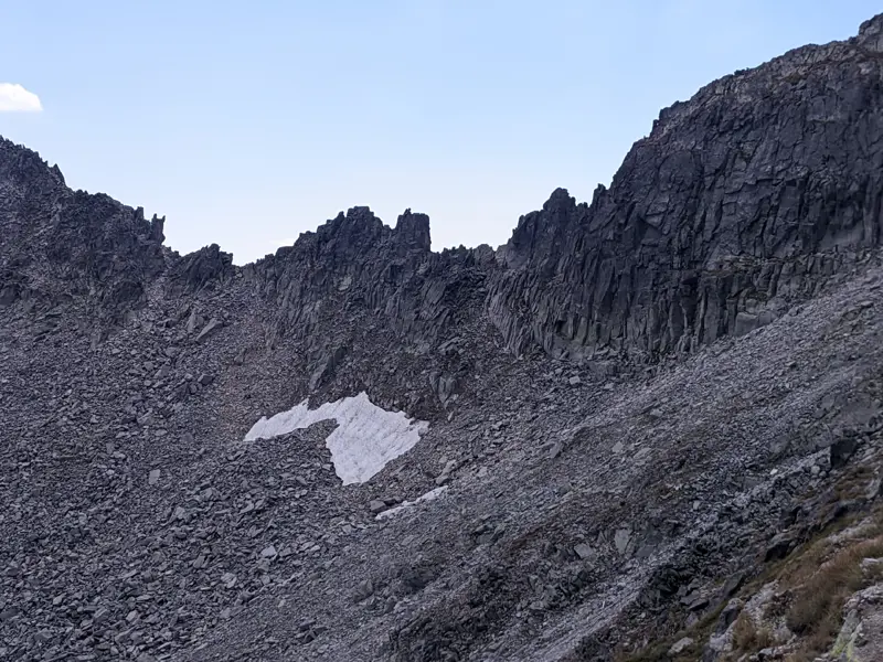 Trionite, as seen from the summer path to Musala from Ledenoto Lake (The Icy Lake)